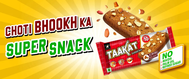 Taakat Hunger Bar; Your go-to snacks for small hunger