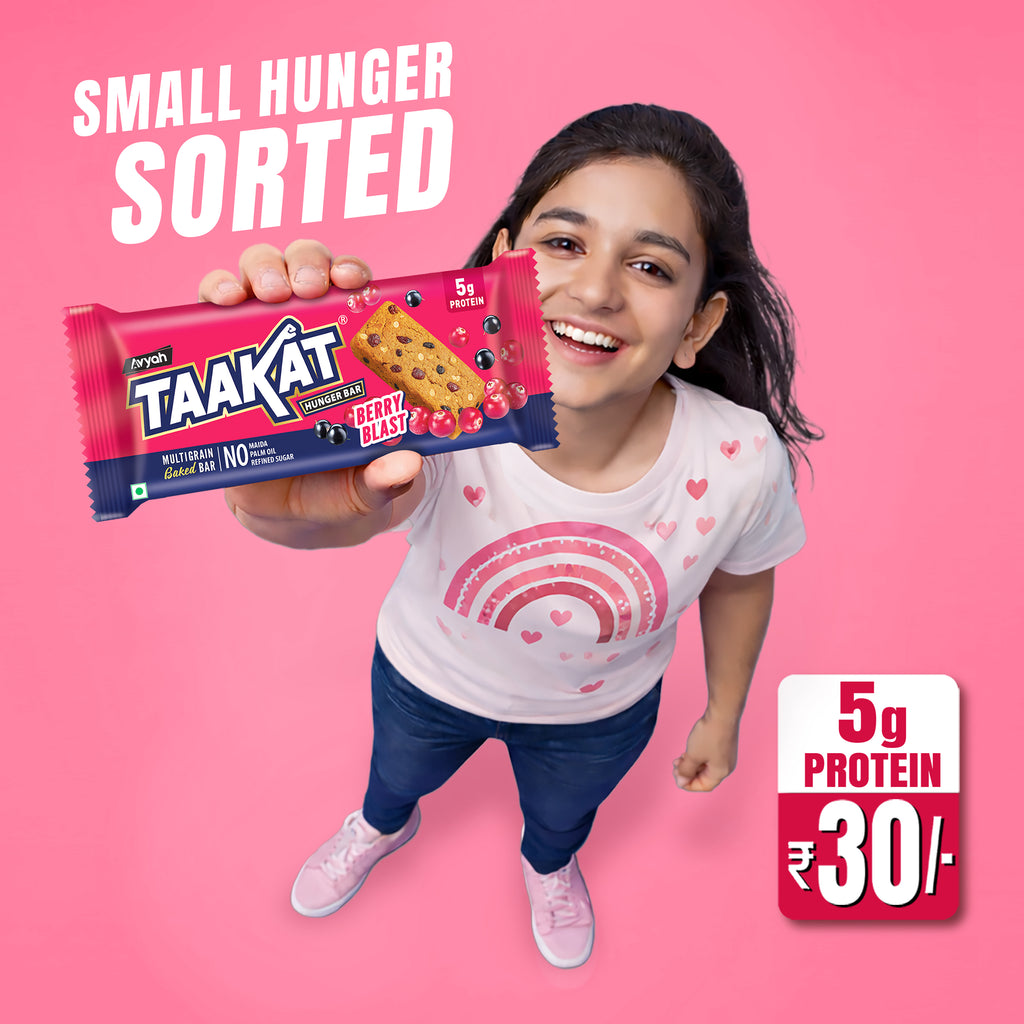 Taakat Hunger Bar - Berry Blast | Pack of 10 bars