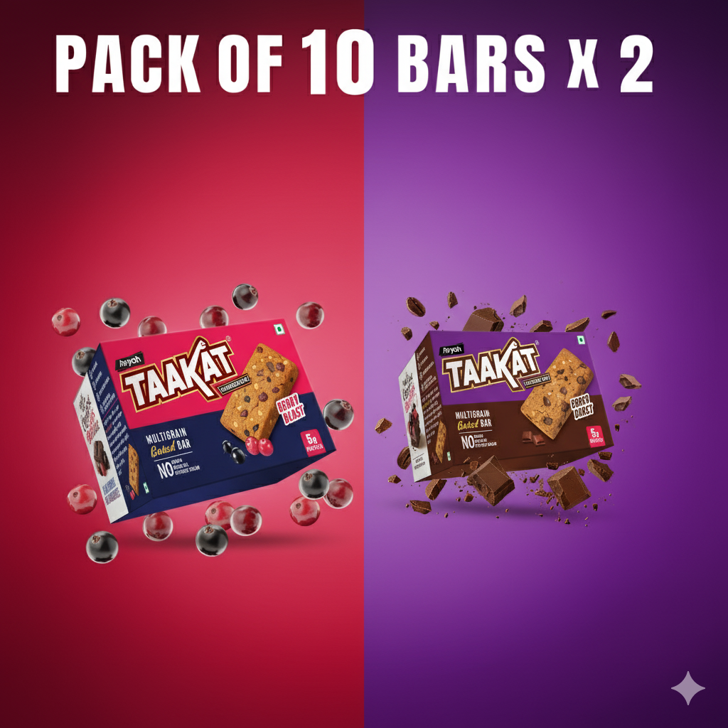 Taakat Hunger Bar - Choco Burst and Berry Blast Combo | Free Shipping