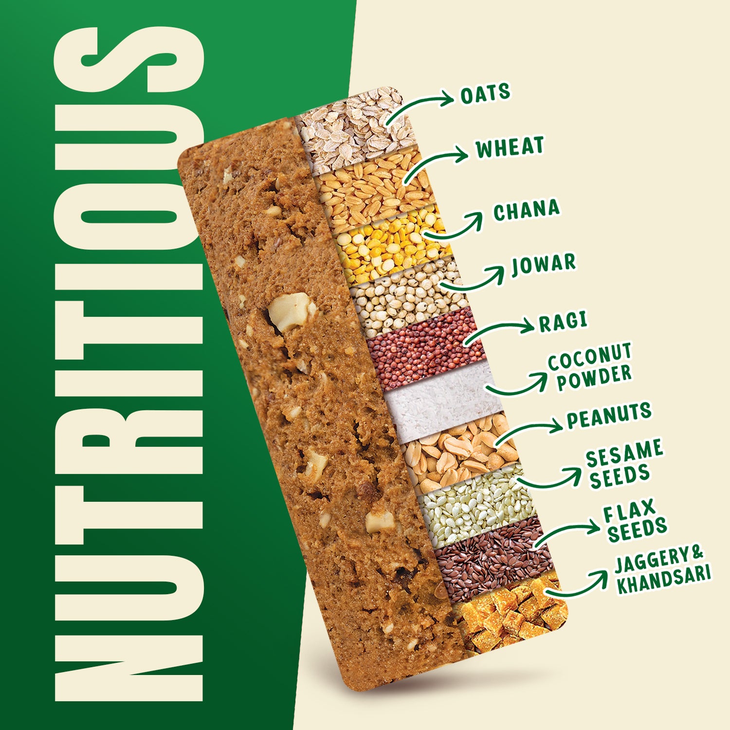 Taakat Hunger Bar - Range Saver Pack (6 variants X 1 Pack-of-10 each) Free Shipping