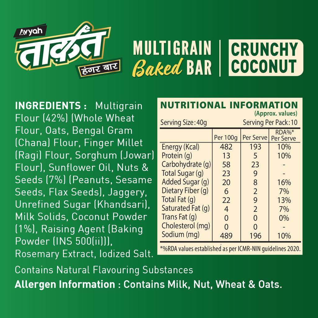 Taakat Hunger Bar - Value Range Combo