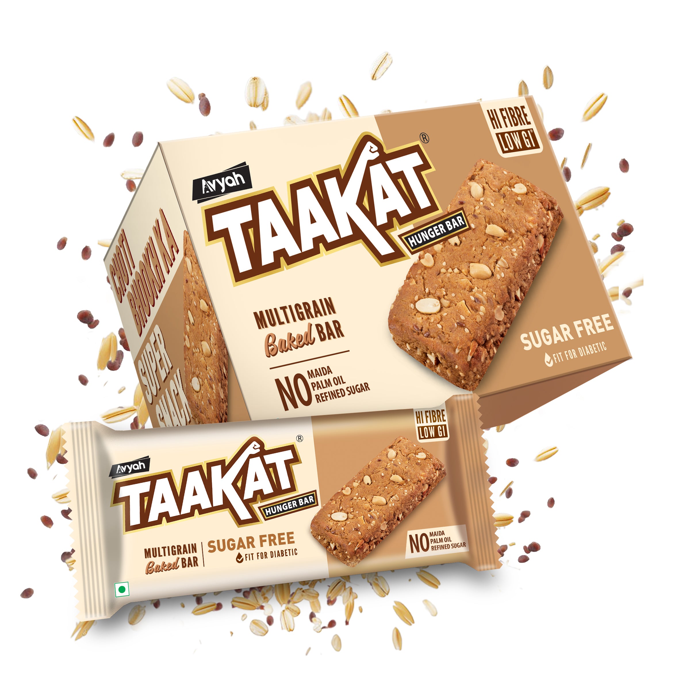 Taakat Hunger Bar | Sugarfree | Fit for Diabetic | Free Shipping