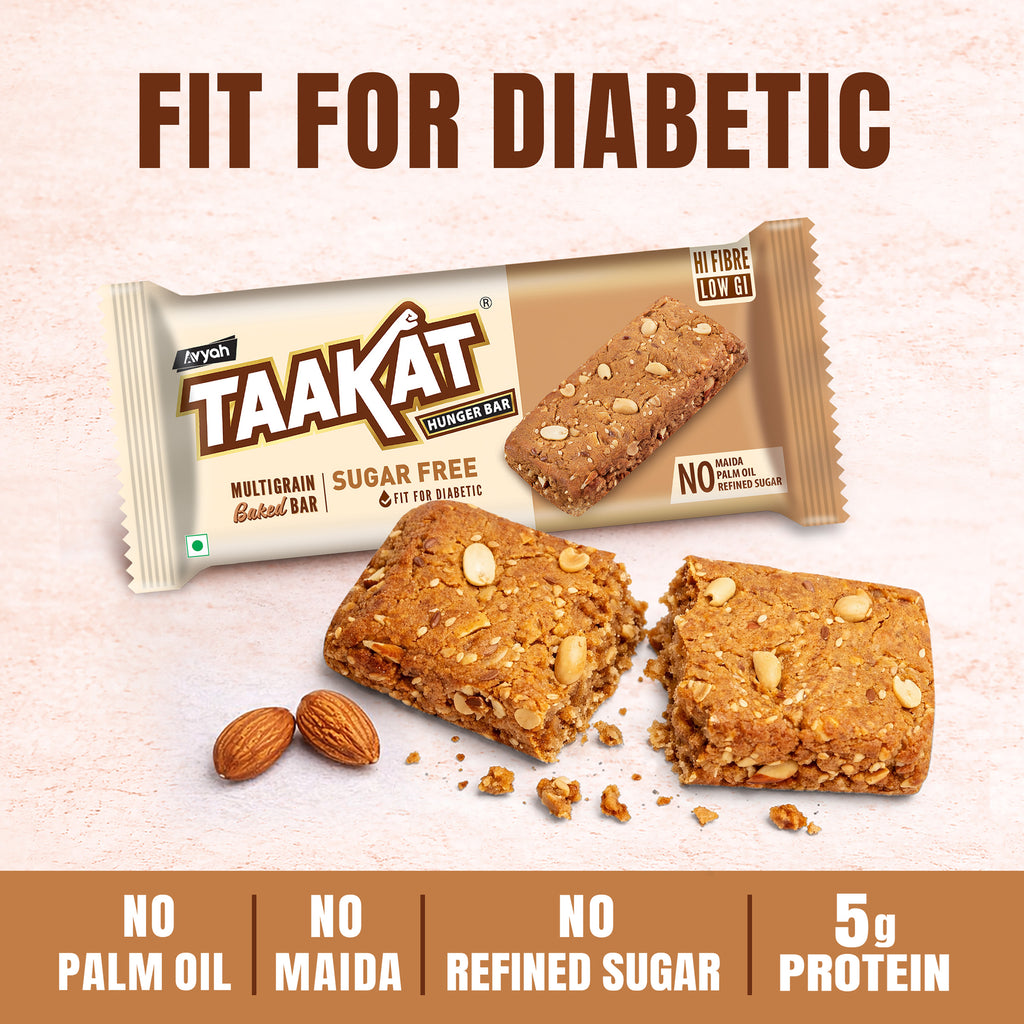 Taakat Hunger Bar | Sugarfree | Fit for Diabetic | Free Shipping