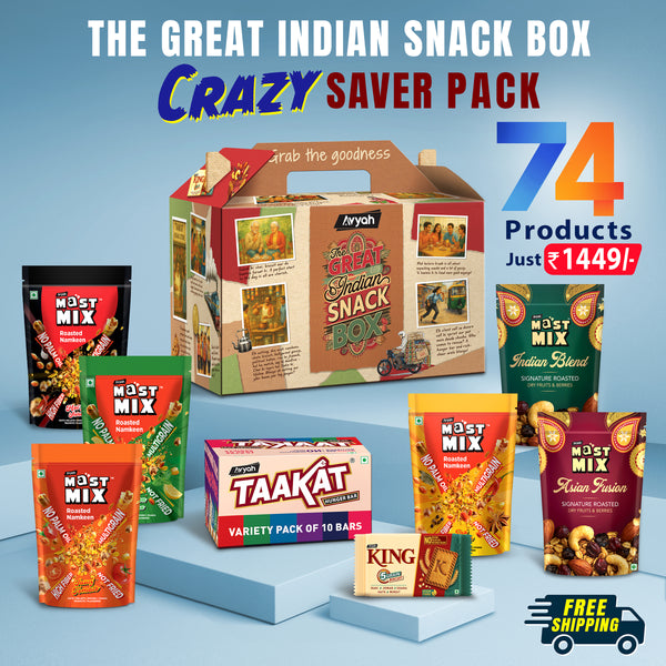 The Great Indian Snack Box - Crazy Saver Pack | Free Shipping