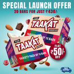 Taakat Hunger Bar | Variety Pack of 2 | Free Shipping | Flat ₹ 50/- OFF